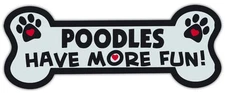 Dog Bone Shaped Magnets: Poodles Have More Fun! | Cars, Trucks, Mailboxes