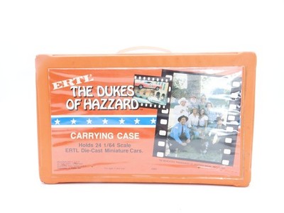Alte Dukes of Hazzard Carrying Case Vintage Spielzeug Auto 1:64Koffer Ertl 1981