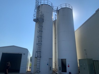 Approx 30,000 Gallon Vertical Silo 42  x 12 , 60 Degree