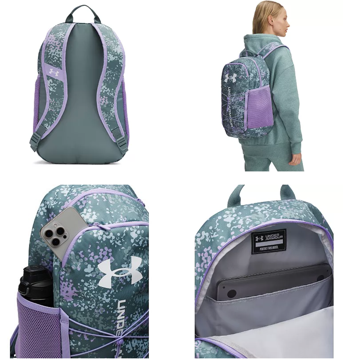 NEW Under Armour UA Hustle Sport 6.0 Backpack Brasilia Jasper