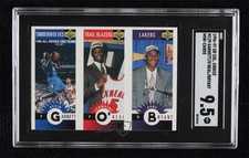 1996-97 Collector's Choice Mini-Cards Kevin Garnett Jermaine O'Neal SGC 9.5 0n86