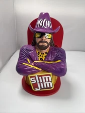 Slim Jim MACHO MAN RANDY SAVAGE Collectible Display Holder Limited Edition WWE