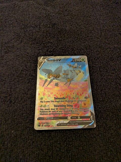 SWSH10: Astral Radiance #161/189 Beedrill V (Alternate Full Art)