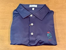 NWT ~ Monterey Peninsula CC ~ PETER MILLAR Golf Polo ~ Sz L ~ Color Navy