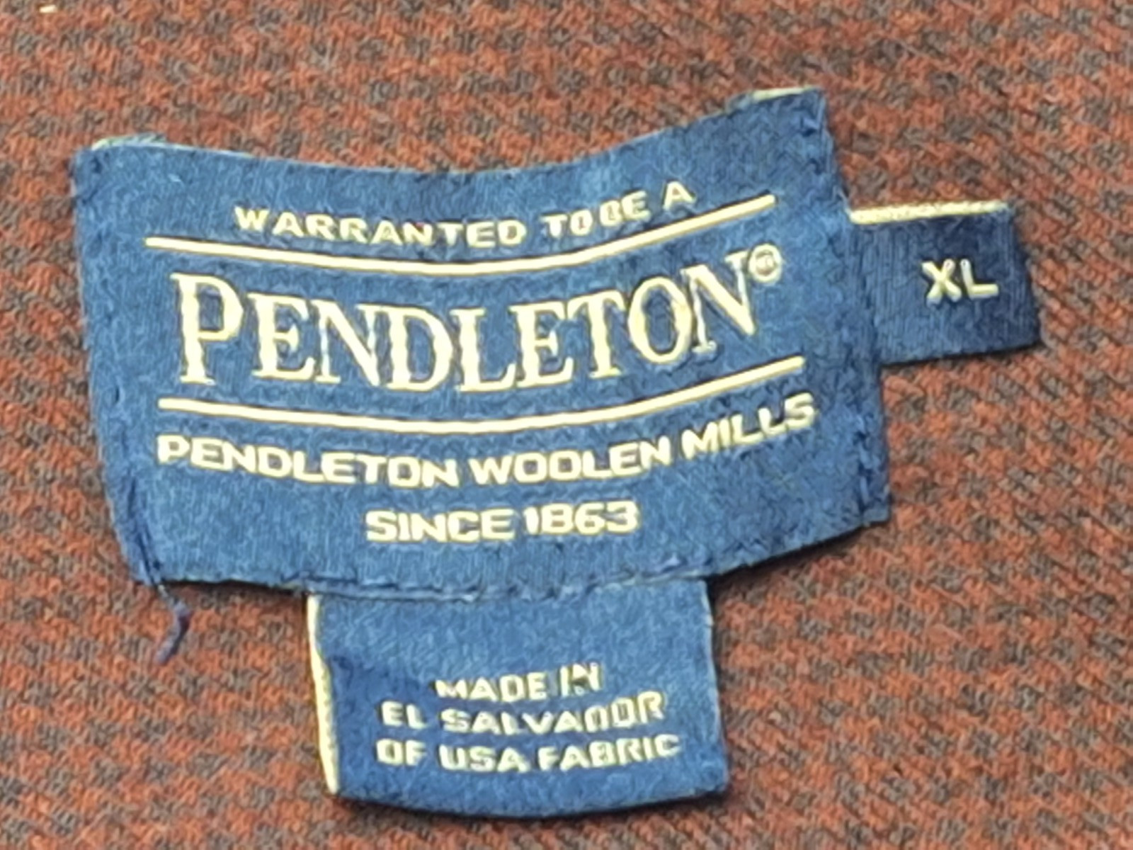 Sir Pendleton 100% Wool Button Down Long Sleeve S… - image 5