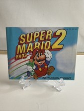 Super Mario Bros 2 - Nintendo NES Instruction Manual Only Rare Video Game Insert