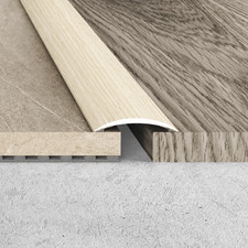 White Pine Self Adhesive Door Threshold Wooden Aluminium Floor Trim 930x30mm