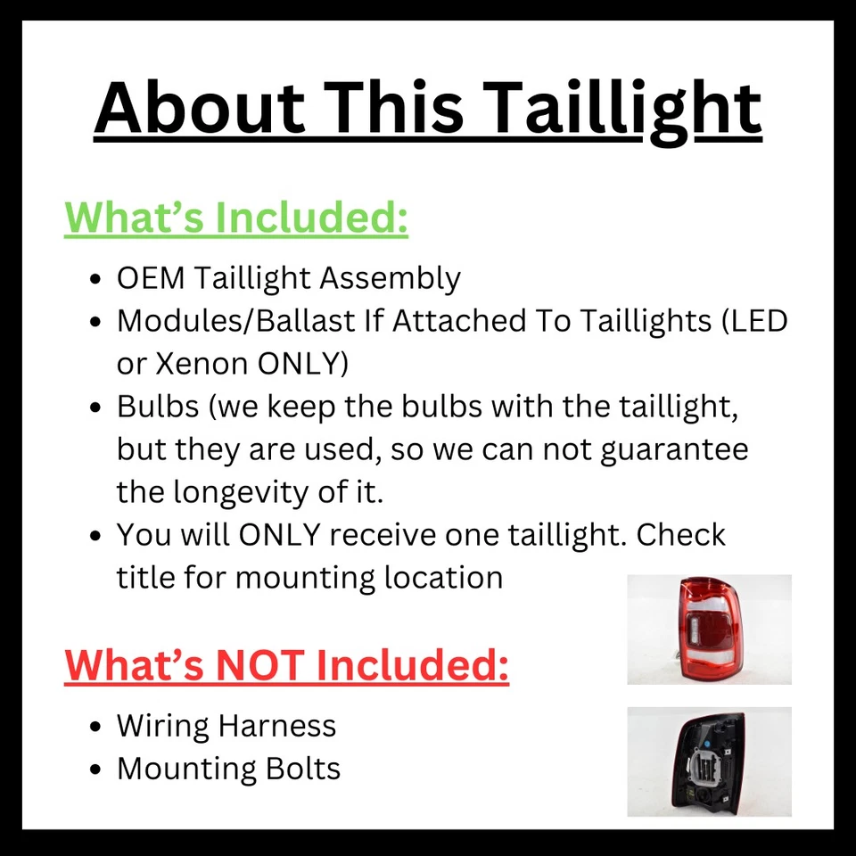 Audi A5 2015 pasajero conjunto de luces traseras derecha LED usadas 96 k millas OEM Foto 3 de 4