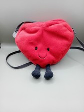 Jellycat Amuseables  red Heart Bag Crossbody Valentines love Jelly8720SH