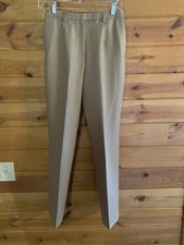 Pendleton Pants Womens 2 Petite Beige Khaki Virgin Wool Excellent Condition