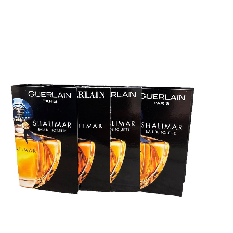 Guerlain Shalimar Eau De Toilette EDT Perfume Spray Sample Lot Of 4
