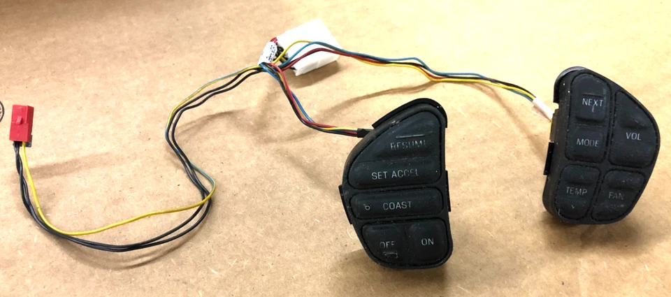 Mercury Grand Marquis 2001 volante audio crucero interruptor conjunto 1998-2002 Foto 2 de 4