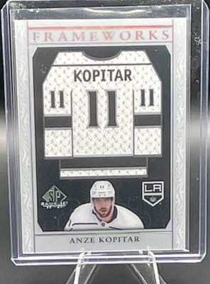 Upper Deck SP Game Used Frameworks F-AK Anze Kopitar Kings 2021-22