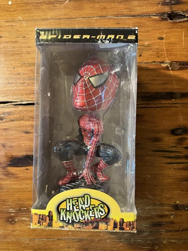 SPIDER-MAN 2 Head Knockers Bobblehead Marvel 2004 NEW
