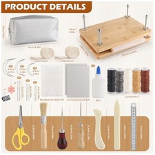 Complete Book Binding Kit with Press  Tools