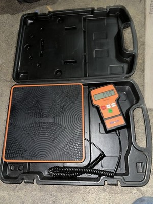 Elitech lmc-100f electronic digital refrigerant charging scale 220lb