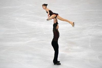 Old Figure Skating Photo Cheng Peng Hao Zhang