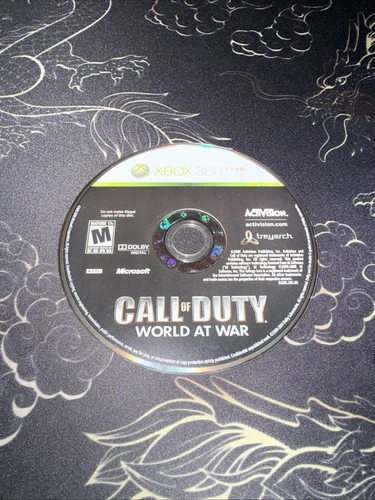 Call of Duty: World at War (Microsoft Xbox 360, 2008) (Disc Only)