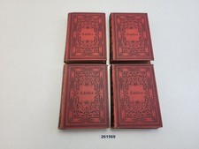 4x Bücher Schiller Werke Band 1-4 Stuttgart Cotta'sche Buchhandlung 1883 #261569