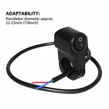 Universal 7/8" Aluminum Motorcycle Handlebar Electronic Turn Signal Light Switch