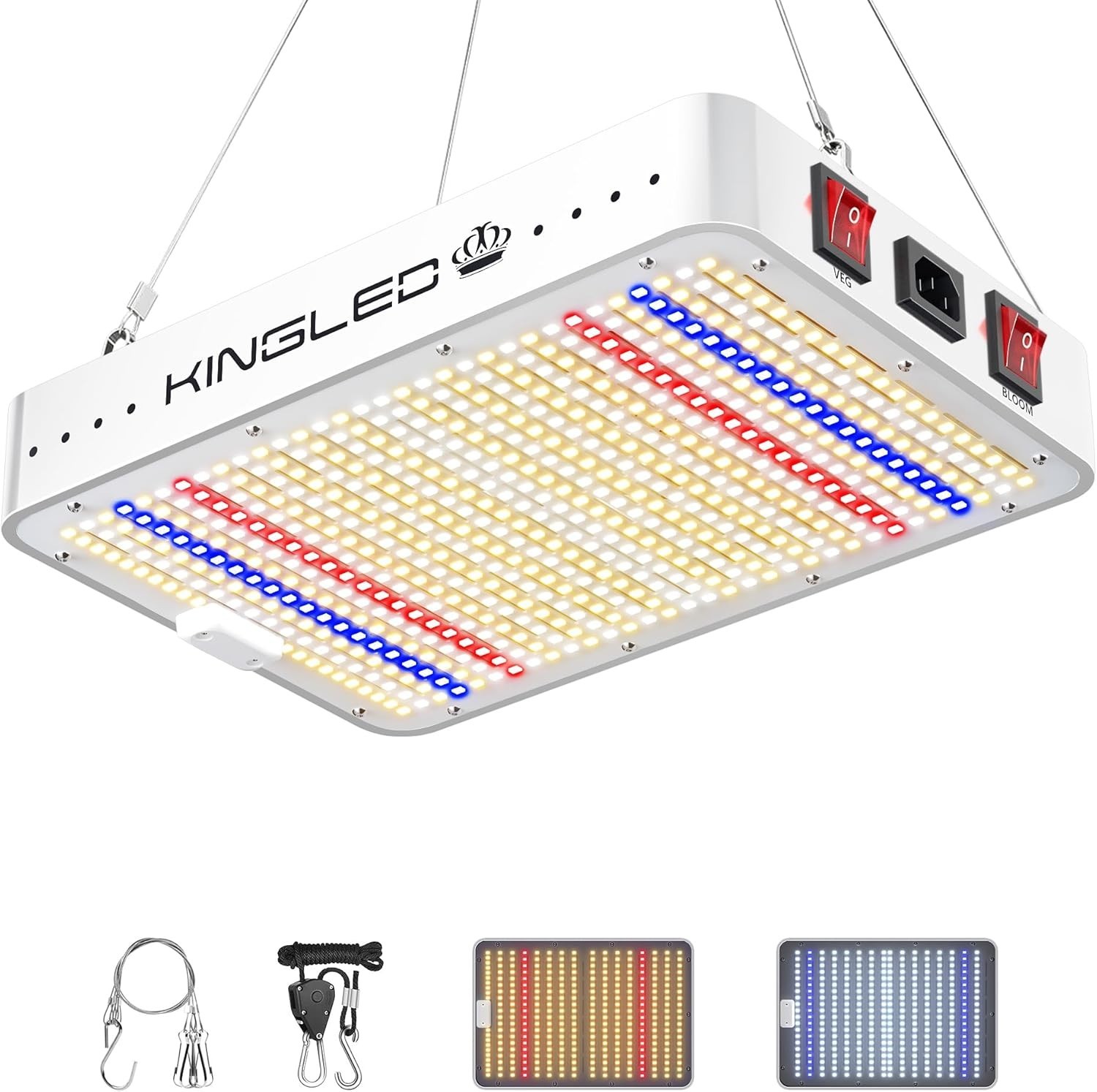 S With Yield Leds 2x2ft Coverage Full Spectrum Grow Li