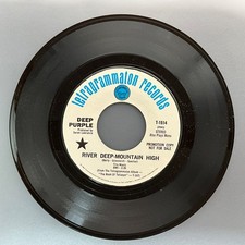 Deep Purple, River Deep Mountain High / Listen, Learn, 7" 45rpm, Promo Vinyl NM