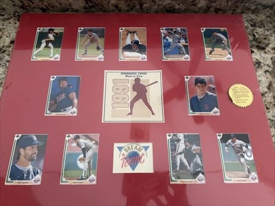 MN Twins Dream Team Sports Collectibles Worst To First Dream Team Matted Cards