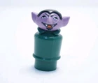 Vintage Fisher Price Little People Sesame Street THE COUNT Figure 1970s Toy
