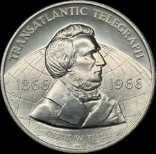 1966 GREAT EASTERN Heraldic Art Medal So-called half dollar - .925 Sterling