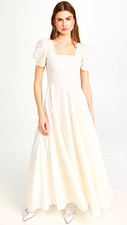 EUC LoveShackFancy Ryan White Lace Maxi Dress 