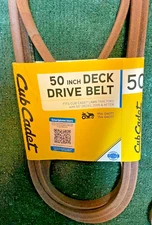 CUB CADET GENUINE OEM 50" DECK BELT 754-04077  954-04077 W/ KEVLAR MTD TROY-BILT