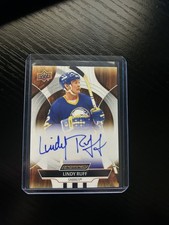 2024-25 Upper Deck Engrained Icons Autographs Lindy Ruff SP Buffalo Sabres