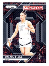 Kelsey Plum 2024 Panini Prizm Monopoly WNBA #WNBA2 All-Star Red Classic Icons