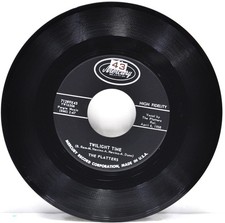 THE PLATTERS "Twilight Time / Out Of My Mind" 1958 45RPM Mercury 71289X45