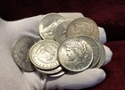 Morgan & Peace Silver Dollar Lot ~ 10 coins ~ FREE SHIPPING  My #476
