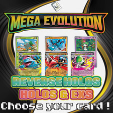 Pokemon TCG MEG: Mega Evolution Reverse Holos and EXes: Choose Your Card!