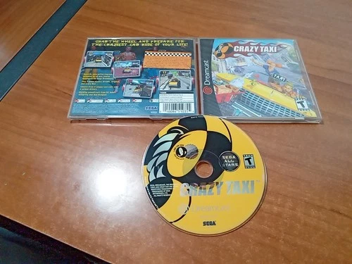 CIB Crazy Taxi (Sega Dreamcast, 2000) Complete *TESTED*