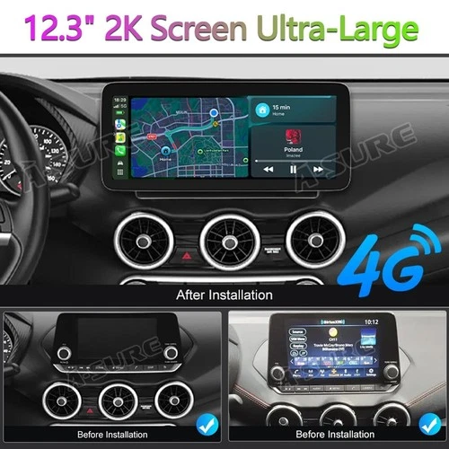 12.3'' 2K 8-Core Android 14 For Nissan Sentra 2020-2025 Car Radio GPS Stereo 64G