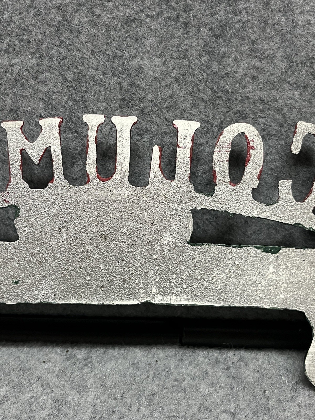 Pennsylvania License Plate Topper Columbia Pa Ideal for Industry Has Damage