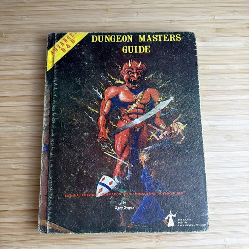 TRUE 1ST PRINTING - DUNGEON MASTERS GUIDE -D&D 1979 - TSR GAMES AD&D 1ST ED RPG