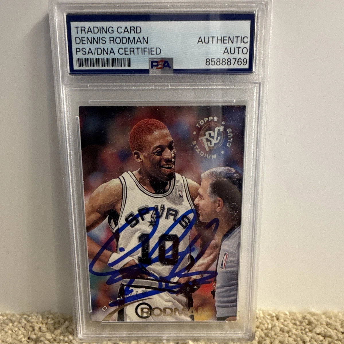 25+ Dennis Rodman San Antonio Spurs Basketball Autographed Sports