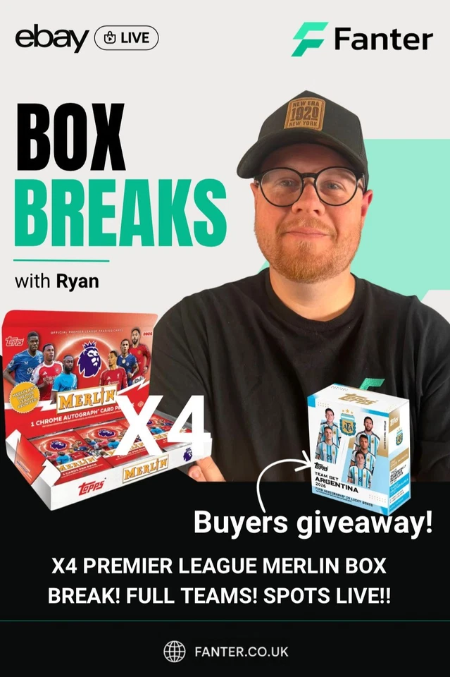 *SPOTS LIVE* PREM MERLIN X4 BOX BREAK PYT! BUYERS GIVVY!