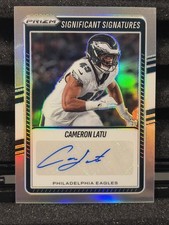 2025 Panini Prizm - Significant Signatures Cameron Latu #SSI-CLU (AU)