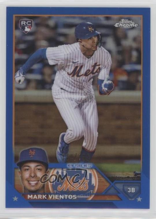 2023 Topps Chrome Blue Refractor 134/150 Mark Vientos #8 10h2