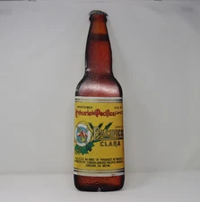 Cerveza Pacifico Clara Metal Bottle Advertising Sign Promo RARE