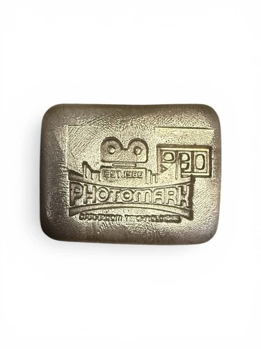 Rare 3.5oz “Photomark” Silver Bar Dennis England 999 Fine Ingot Low Mintage