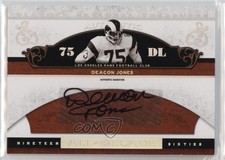 2007 Playoff National Treasures Signatures 34/99 Deacon Jones Auto HOF 0u1