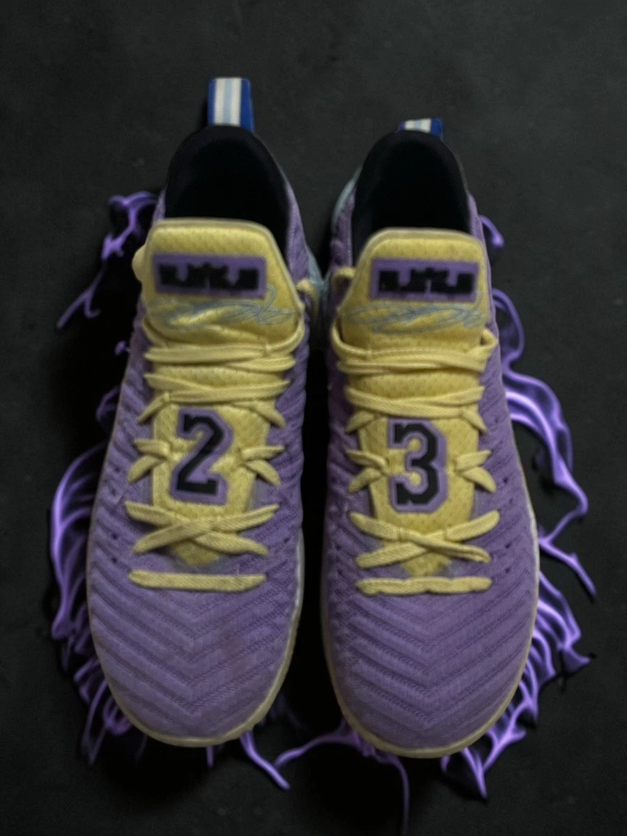 New LeBron James 16 Lakers Heritage Size 11​ Nike LeBron 16 Lakers Heritage | eBay main image 3