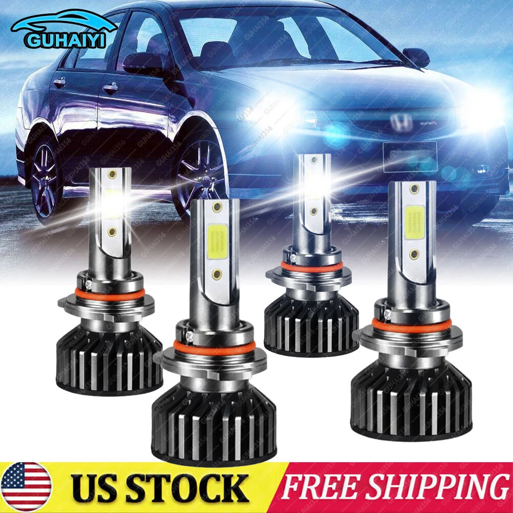 For Honda Accord 2003 2004 2005 2006 2007 Combo LED Headlight Hi