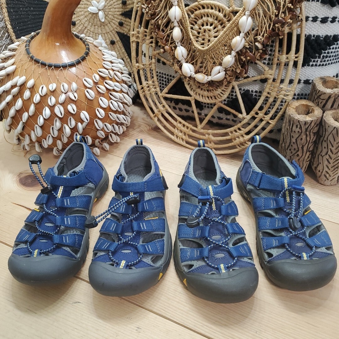 Lotto di 2 sandali KEEN bambino taglia 4 36 Newport H2 blu sport acquatici escursionismo outdoor